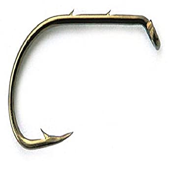 šۡ͢ʡ̤ѡ(Size 4%% Bronze) - Mustad Classic Beak Baitholder Hook with 2 Extra Strong and 2 Extra Short Shank (Pack of 50)