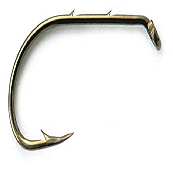 【中古】【輸入品・未使用】(Size 4%カンマ% Bronze) - Mustad Classic Beak Baitholder Hook with 2 Extra Strong and 2 Extra Short Shank (Pack of 50)