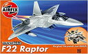 【中古】【輸入品・未使用】エアフィックス クイックビルドシリーズ アメリカ軍 F22 ラプター 塗装済みブロック式組み立てキット QB6005 プラモデル