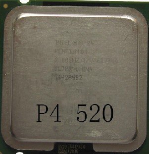 【中古】【輸入品・未使用】Intel Pentium 4 520 SL7J5 2.8GHz/1MB/800FSB ソケット/ソケット LGA775 プレスコット PC-CPU