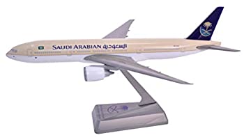 楽天スカイマーケットプラス【中古】【輸入品・未使用】Saudi Arabian （97-Cur） 777-200 Airplane Miniature Model Plastic Snap-Fit Scale 1:200 Part# ABO-77720H-015