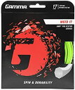 【中古】【輸入品・未使用】(Lime) - Gamma Moto 17G Tennis String