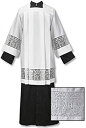 【中古】【輸入品・未使用】Box Pleated Lace Surplice (Large (Back Length 41'') (Sleeve Length 29'') (Height 6ft-6ft3))