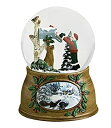 yÁzyAiEgpz15cm Musical Letter From Santa Claus Christmas Snow Globe Glitterdome Plays Santa is Coming To Town