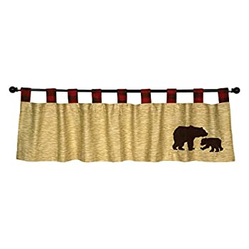 楽天スカイマーケットプラス【中古】【輸入品・未使用】Trend Lab Northwoods Window Valance％カンマ％ Red/Tan by Trend Lab [並行輸入品]