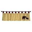 【中古】【輸入品・未使用】Trend Lab Northwoods Window Valance%カンマ% Red/Tan by Trend Lab [並行輸入品]