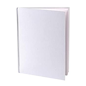 Ashley Productions White Blank Books with Hardcovers 6W x 8H by BC-14633 