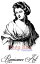 šۡ͢ʡ̤ѡDeep Red Cling Stamp 2%֥륯%X3.25%֥륯%-Renaissance Girl (¹͢)