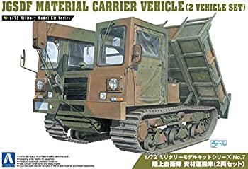 【中古】【輸入品・未使用】青島文化教材社 1/72 ミリタリーモデルシリーズ No.7 陸上自衛隊 資材運搬車 2両セット プラモデル その1