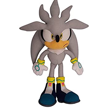 【中古】【輸入品 未使用】Plush - Sonic The Hedgehog - Silver Sonic 10 ダブルクォーテ Doll Toy New Anime ge8960