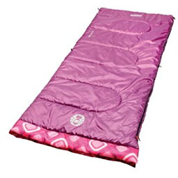 【中古】【輸入品・未使用】Coleman(コールマン) RECTANGULAR (レクタングラー ) 子供用寝袋 最適温度 7.2 ℃ 165cmまで対応 日本未発売 Purple/Pink Pattern [並行輸入品]