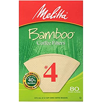šۡ͢ʡ̤ѡMelitta 63118 #4 Bamboo Filters 80 Count by Melitta