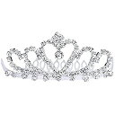 【中古】【輸入品・未使用】ラインストーン かわいい ハート ティアラ パーティの主役に 結婚式 パーティ 舞台衣装 子供 お姫様 【並行輸入品】