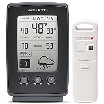 【中古】【輸入品 未使用】AcuRite 00829 Digital Weather Station with Forecast/Temperature/Clock/Moon Phase 141［並行輸入］