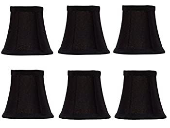 【中古】【輸入品・未使用】Upgradelights 6個セット バレルシャンデリアランプシェード 5インチ ブラックシルク ゴールドライニングクリップ付き 電球に2.5x5x4 【中古】【輸入品・未使用】Upgradelights 6個セット バレルシャンデリアランプシェード 5インチ ブラックシルク ゴールドライニングクリップ付き 電球に2.5x5x4
