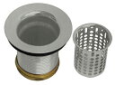 【中古】【輸入品・未使用】Westbrass D218-07 Junior Basket Strainer - Satin Nickel