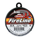 【中古】【輸入品・未使用】Beadsmith Fireline - 編組ビーズスレッド - クリスタル - 50ヤード (8ポンドテスト)
