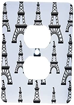 【中古】【輸入品・未使用】3drose LSP _ 164473?_ 6パリシックなブラックとホワイトEiffelタワーライ..