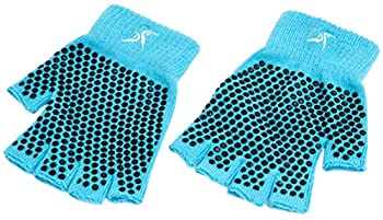 【中古】【輸入品・未使用】ProsourceFit Grippy ヨガグローブ フリーサイズ ノンスリップ 指なしデザ..