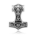 【中古】【輸入品・未使用】WithLoveSilverソリッドスターリングシルバー925?Trinity Celtic Viking Amulet%ダブルクォーテ%のThor Hammer (Mjolnir)%ダブルクォーテ%ペンダント