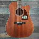 【中古】【輸入品 未使用】Ibanez アイバニーズ AW54CEOPN Artwood Solid Top Dreadnought エレアコ Open Pore Natural アコースティックギター アコギ ギター (並行輸入)