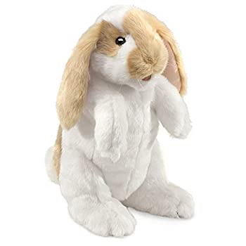 【中古】【輸入品・未使用】Hand Puppet - Folkmanis - Rabbit Standing Lop New Animals Soft Doll Plush 2992