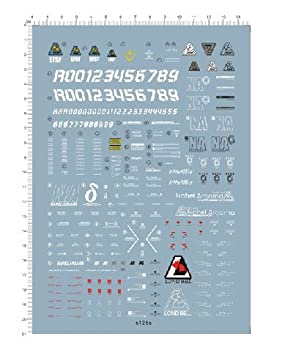 【中古】【輸入品・未使用】PG MSN-001A1 Delta Plus A1 デルタプラス 百式 デカール水転写式 「並行輸入品」(3)
