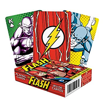 【中古】【輸入品・未使用】Playing Card - DC Comics - Flash Poker Game Licensed Gifts Toys 52289 [並行輸入品]