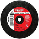 【中古】【輸入品・未使用】Griton CA3042 Arbor Industrial Cut Off Wheel for Metal%カンマ% 1/4 Hole Diameter%カンマ% 3 Diameter%カンマ% 1/16 Width (Pack of 50) by Griton(2)