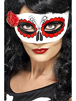 【中古】【輸入品・未使用】Smiffy's Women's Mexican Day Of The Dead Eyemask with Rose with Tag Card%カンマ% Multi%カンマ% One Size