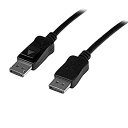 【中古】【輸入品・未使用】StarTech.com 10m DisplayPortアクティブケーブル DP/ディスプレイポート(オス)-DP/ディスプレイポート...