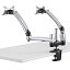 šۡ͢ʡ̤ѡCotytech Dual Apple Desk Mount Spring Arm Clamp Base - Silver (DM-GS2A-C) 141¹͢