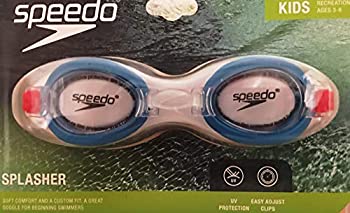 【中古】【輸入品 未使用】Kids Speedo Splasher Goggles - Blue/Clear