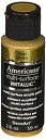【中古】【輸入品・未使用】Americana Multi-Surface Metallic 2oz-Gold (並行輸入品)