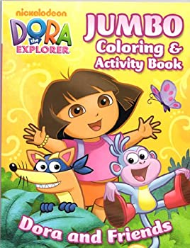 【中古】【輸入品・未使用】DORA the EXPLORER★Dora and Friends（ドーラといっしょに大冒険）JUMBO Coloring & Activity Book（ぬりえ＆アクティビティブック）【並行輸入