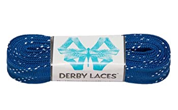 【中古】【輸入品 未使用】Blue 96 Inch Waxed Skate Lace - Derby Laces for Roller Derby カンマ Hockey and Ice Skates カンマ and Boots by Derby Laces 並行輸入品