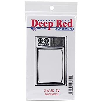 【中古】【輸入品・未使用】Deep Red Cling Stamp 3.5%ダブルクォーテ%X2%ダ