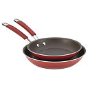 【中古】【輸入品・未使用】Rachael Ray クッチーナ 硬質 ほうろう エナメル 焦げつきなし スキレットセット Twin Pack Skillet Se...
