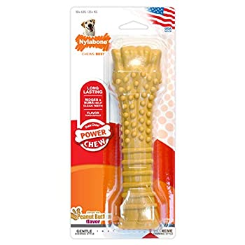 Nylabone Dura Chew Souper Peanut Butter Flavored Bone Dog Chew Toy by Nylabone