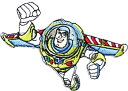 【中古】【輸入品・未使用】アイロンワッペン【BUZZ】 バズ キャラクターワッペン