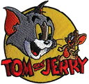 【中古】【輸入品・未使用】アイロンワッペン【Tom&Jerry】 トムアンドジェリー キャラクターワッペン