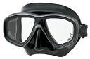 【中古】【輸入品・未使用】Tusa Ceos スキューバダイビングマスク M-212QB-BK - ブラック