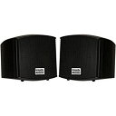 【中古】【輸入品 未使用】Acoustic Audio AA321B Surround Speakers カンマ Black カンマ Set of 2 by Acoustic Audio by Goldwood