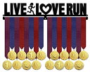【中古】【輸入品・未使用】Live Love Runレディース???Runningメダルハンガー