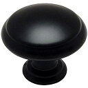 【中古】【輸入品・未使用】Cosmas 5422?FBフラットブラックキャビネットハードウェアマッシュルームノブ???25パック(3)