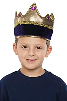 【中古】【輸入品・未使用】[ドレスアップアメリカ]Dress Up America Exquisite Purple King Crown 698 [並行輸入品]