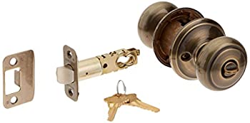 šۡ͢ʡ̤ѡSchlage F51AAND609AND Antique Brass Keyed Entry Andover K...