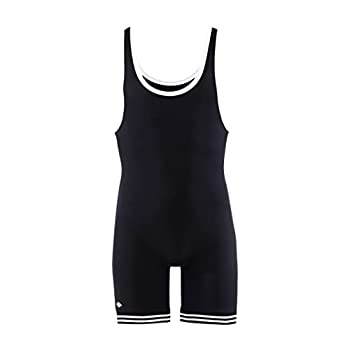 【中古】【輸入品 未使用】Matman WrestlingユースBoysダブルニットナイロンSinglet ブルー