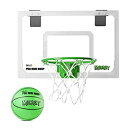 【中古】【輸入品・未使用】SKLZ Pro Mini Hoop Midnight Basketball Hoop%カンマ% Glow In The Dark + Kids Basketball Hoop%カンマ% White/Green%カンマ% 18%ダブルクォーテ% x 12%ダブル(4)