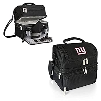 šۡ͢ʡ̤ѡPICNIC TIME NFL New York Giants Pranzo Insulated Lunch Tote with Service for One%% Black(¹͢ʡ 141¹͢